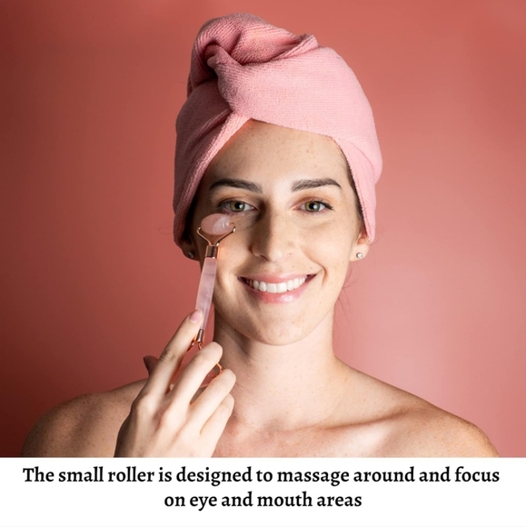 MOVALUES Rose quarts facial rollers - Picture 5 of 6